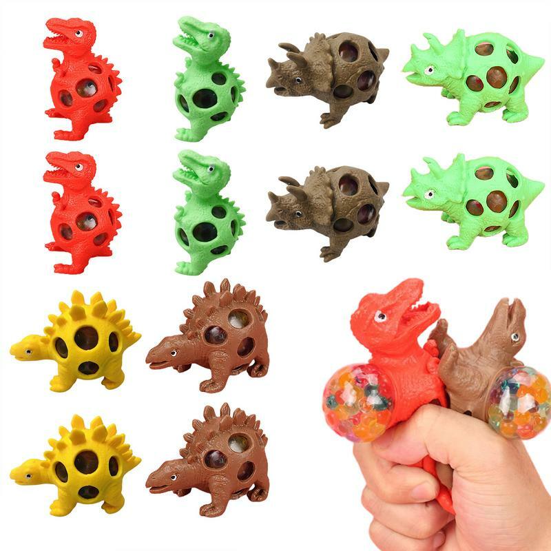 Mainan Remas bola anggur penghilang stres dinosaurus lucu Halloween mainan rumit dinosaurus lucu mainan sensorik mengurangi tekanan