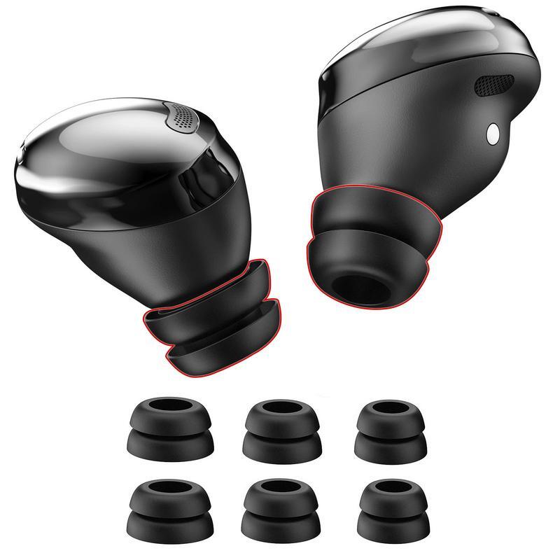 Auriculares de repuesto de silicona Pro, 3 pares de almohadillas aislantes de ruido sin dañar las orejas, extraíbles y reemplazables
