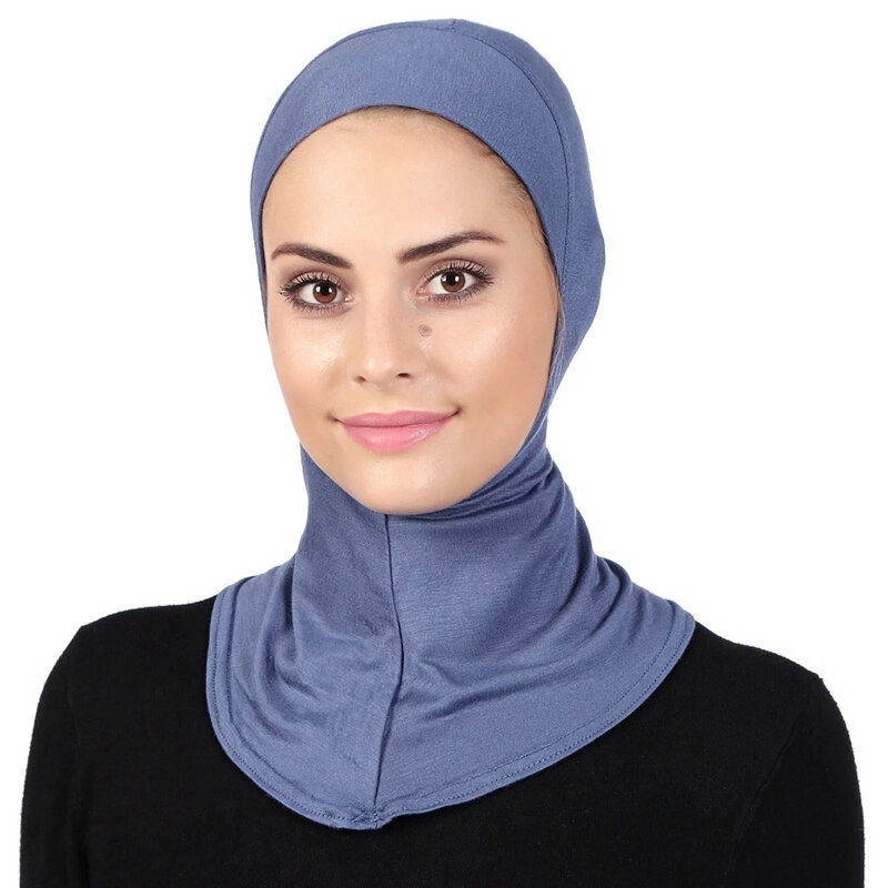 Pañuelo musulmán para mujer, velo Hijab musulmán, turbantes para la cabeza, sombrero islámico, venta al por mayor