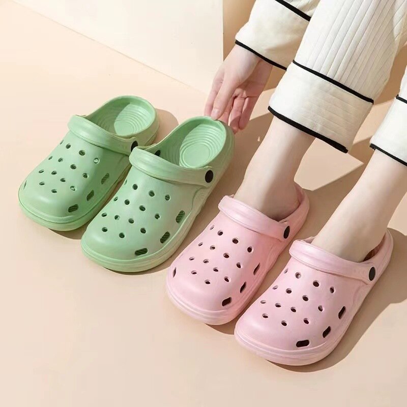 Fashion Sandals Waterproof Slippers Women Eva Shoes Summer Outdoor Slides Soft Sole Garden Shoes Indoor Nursing Clogs Sandals
