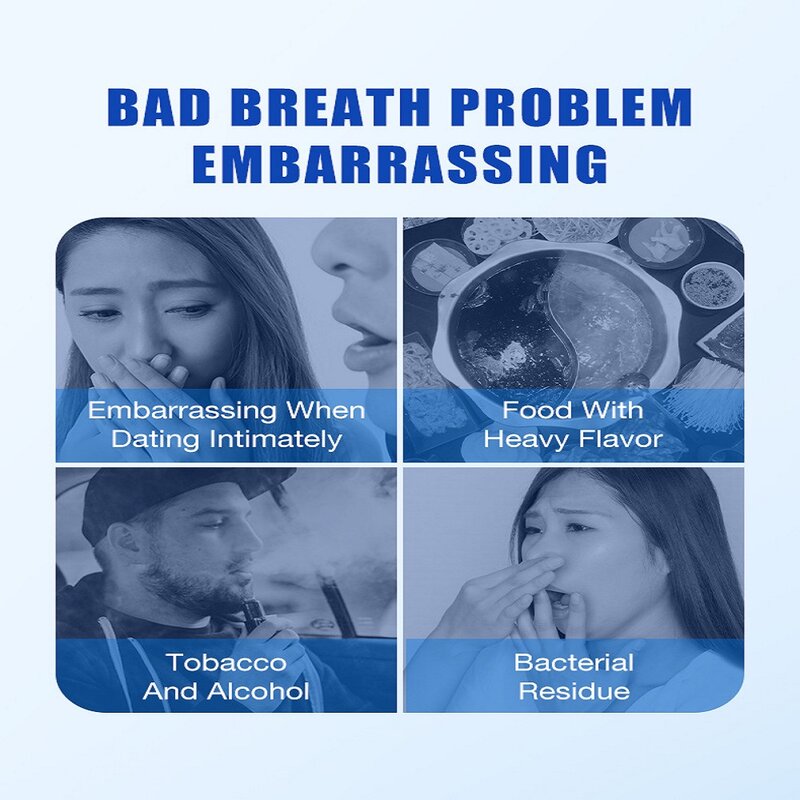 20ml Oral Fresh Spray Oral Care Freshener Easy Spray Eliminate Bad Breath Easy Carry  Eliminate Bad Breath Natural Oral Care
