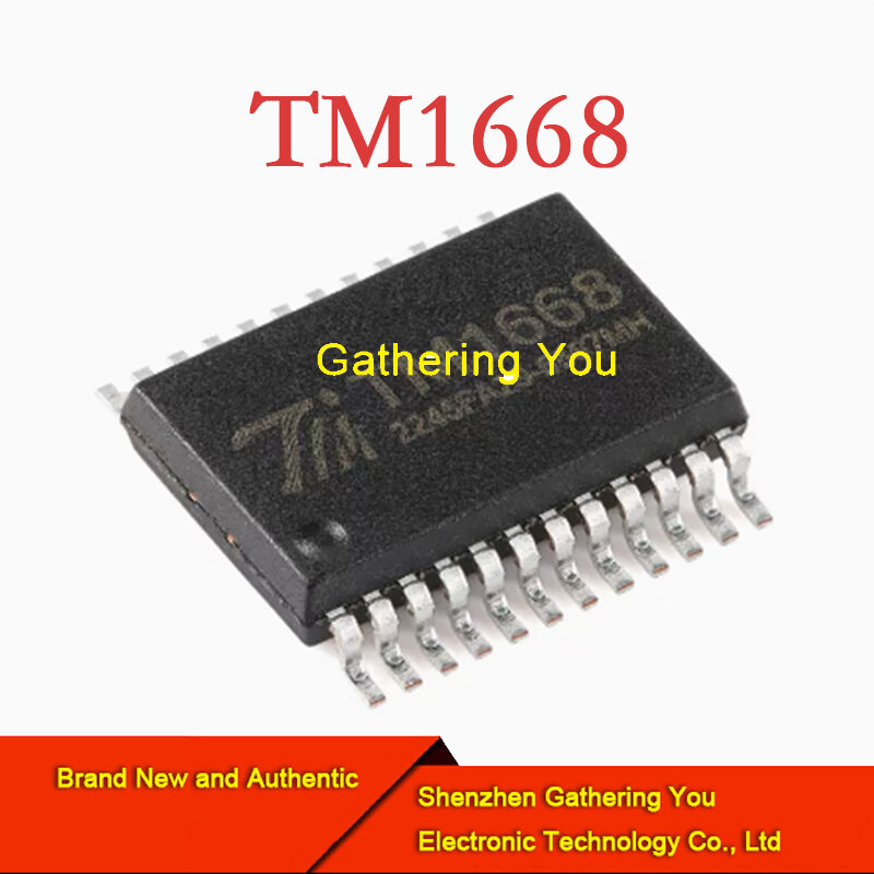 TM1668 SSOP24 LED 드라이브 제어 IC, 정품, 신제품