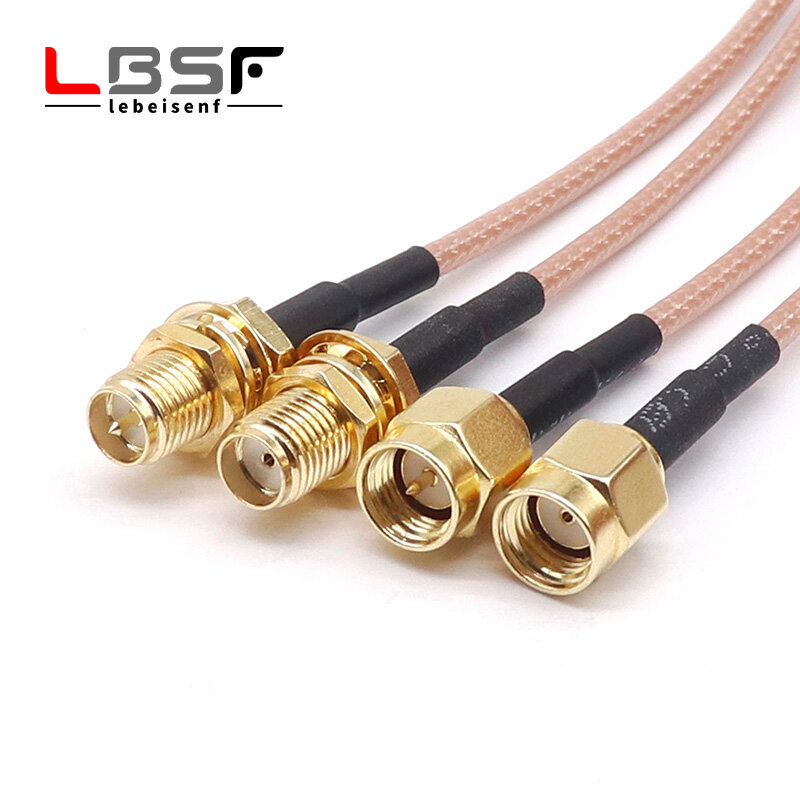 Antenna extension cable SMA-JK SMA male to female inner screw inner hole to outer screw inner needle RG316 adapter cable