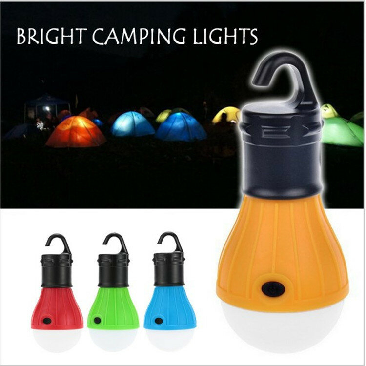 Luz de tienda de campaña al aire libre, linterna portátil, bombilla LED, luz suave colgante para exteriores, lámpara de emergencia SOS, herramientas de viaje portátiles