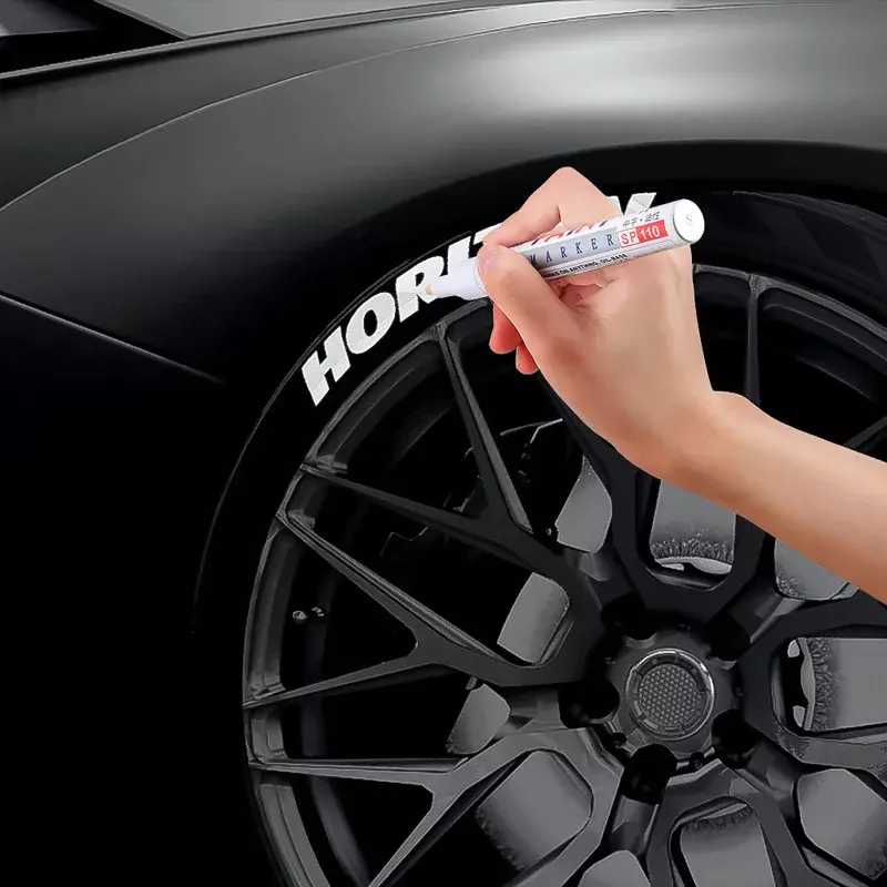 1PCS Car Paint ปากกากันน้ำรถล้อยางผิวมันภาพวาด Mark Pen Auto ยางยางโลหะ CD ถาวรสี Marker
