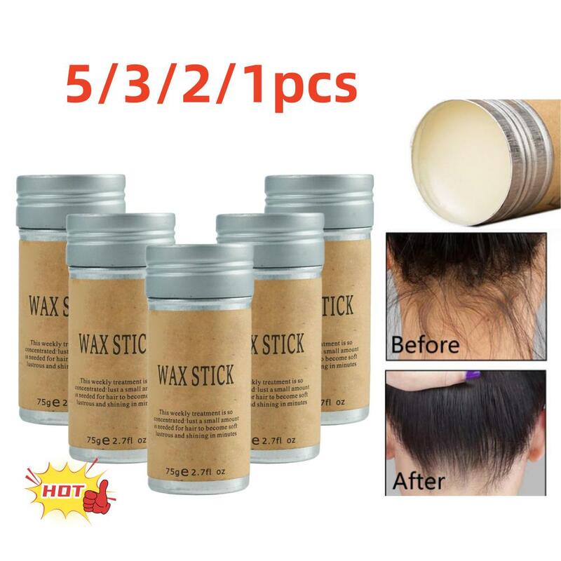 1/2/3/5PCS rambut rusak artefak lilin stik Gel krim penata rambut keriting tetap berbulu anak-anak pria dan wanita produk Styling