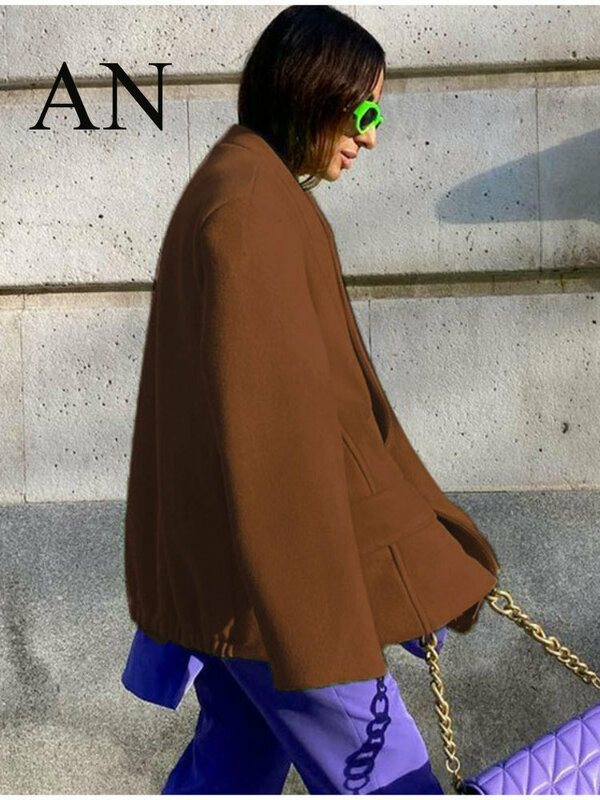Осень-зима 2022 модная офисная одежда с V-образным вырезом пальто и куртки Женское зимнее пальто для женщин зимняя одежда для женщин