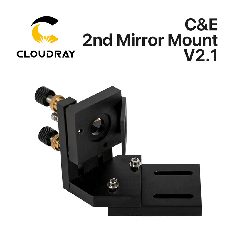 Cloudray CO2 Schwarz Zweite Laser Montieren Spiegel 25mm Spiegel Montieren Integrative Montieren Für Lase Gravur Maschine