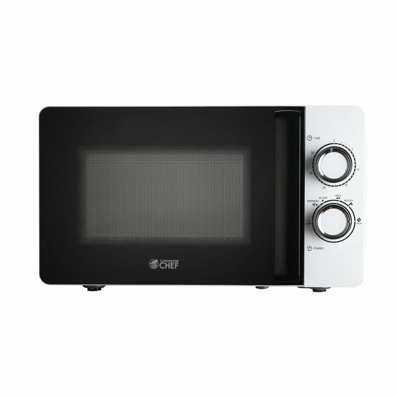 Microwave 0.7 Cu. Ft. with Rotary Switch Knob, 700W Countertop Small Microwave with Microwave Turntable Plate,White