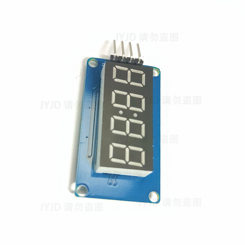 Módulo de pantalla LED TM1637 para Arduino, 7 segmentos, 4 Bits, 0,36 pulgadas, reloj, ánodo rojo, tubo Digital, paquete de placa de controlador de cuatro series