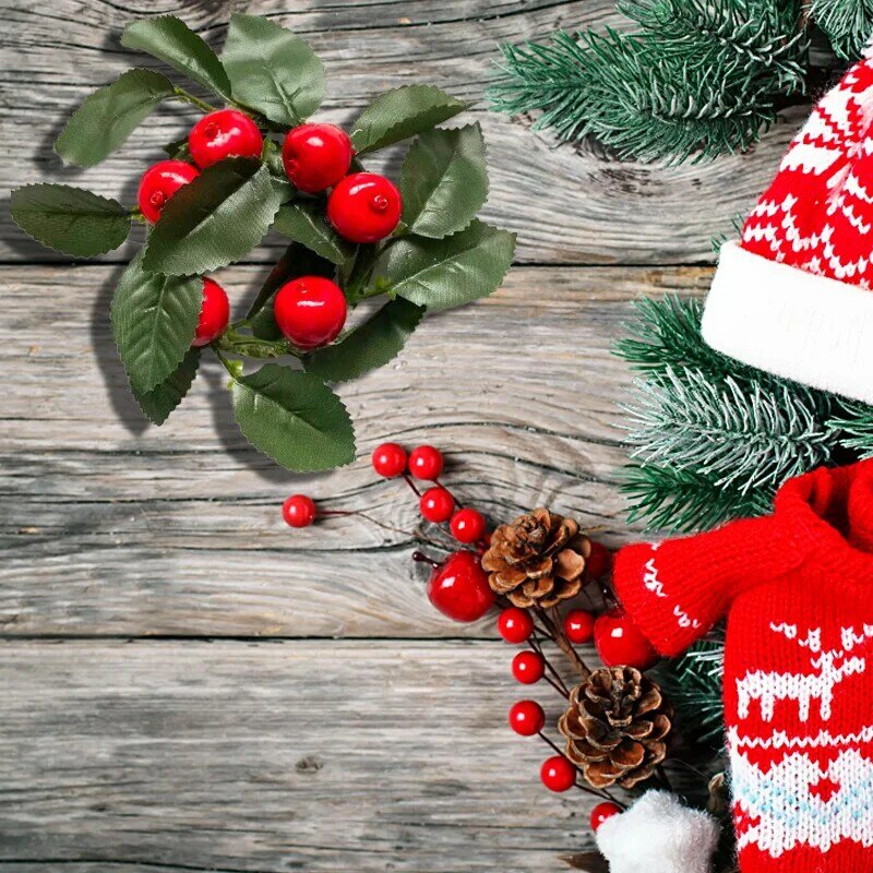 1 pz creativo decorazione natalizia artigianato artificiale appeso Mini ghirlanda natale di alta qualità nuovo fai da te fatto a mano