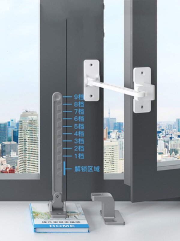 Multi-position Window Limiter, Security Protection For Children