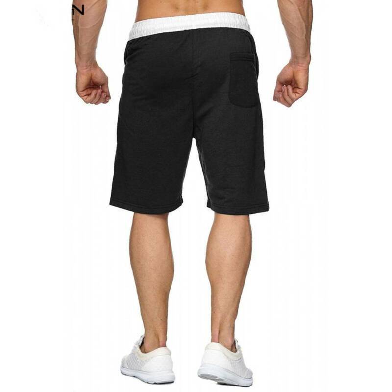 Mens Sweatpants Fashion Shorts Leisure Sports Drawatring Short Pants Running Training Quarter Trousers Gym Fitness Trackpants