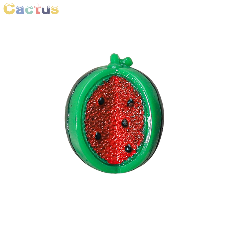 Mini Simulado Fruit Ornament, Miniatura Dollhouse Toy, Decoração do carro, Melancia, Abacate, Uva, Limão, Ppêssego, Micro Paisagem