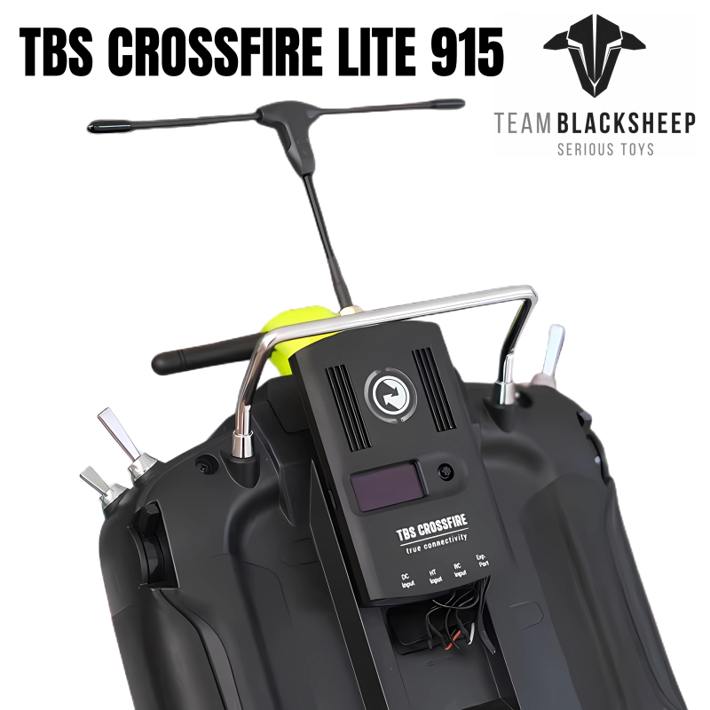 TBS CROSSFIRE LITE-Transmetteur Radio TX 915MHz, Longue Portée, Tuner Tech CRSF pour FPV Drone Racing et RC Multicopter