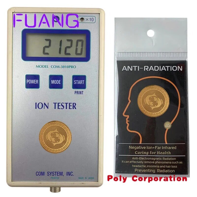Stiker anti radiasi bundar panas, pelindung Quantum Anti radiasi untuk ponsel EMF dengan instruksi yang dapat disesuaikan manual