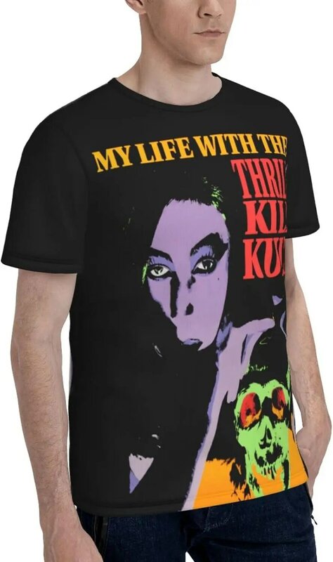 My Life with The Thrill Kill Kult T Shirt Men's Fashion Tee Summer Round Neck Short Sleeves Tops