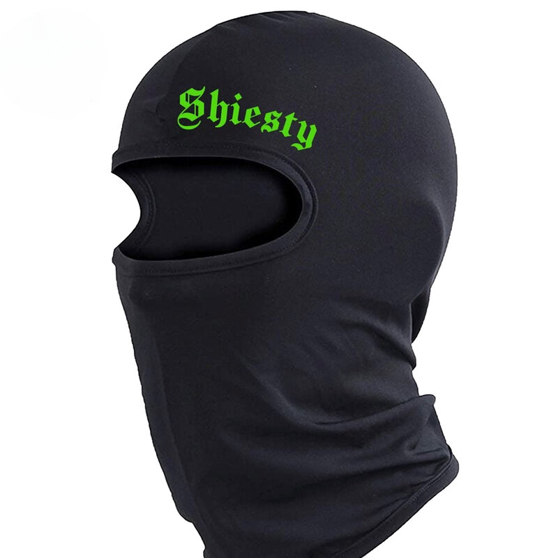 Shiesty maska na twarz typu kominiarka Rap Balaclava letni ocieplacz na szyję chłodzący, szalik narciarski motocyklowy Protector UV dla mężczyzn kobiet