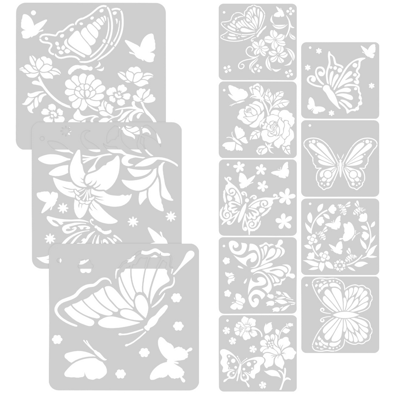 Butterfly Stencil Butterfly Painting Stencil Craft Stencil Large Stencils Coloring Embossing Album