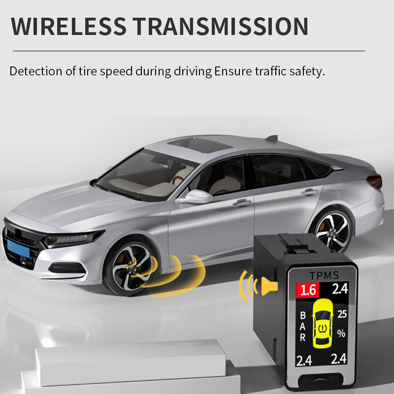 Digitale Bandenspanning Monitor Systeem Zonder Band Sensor Obd Tpms Voor Suzuki Module Auto-Accessoires