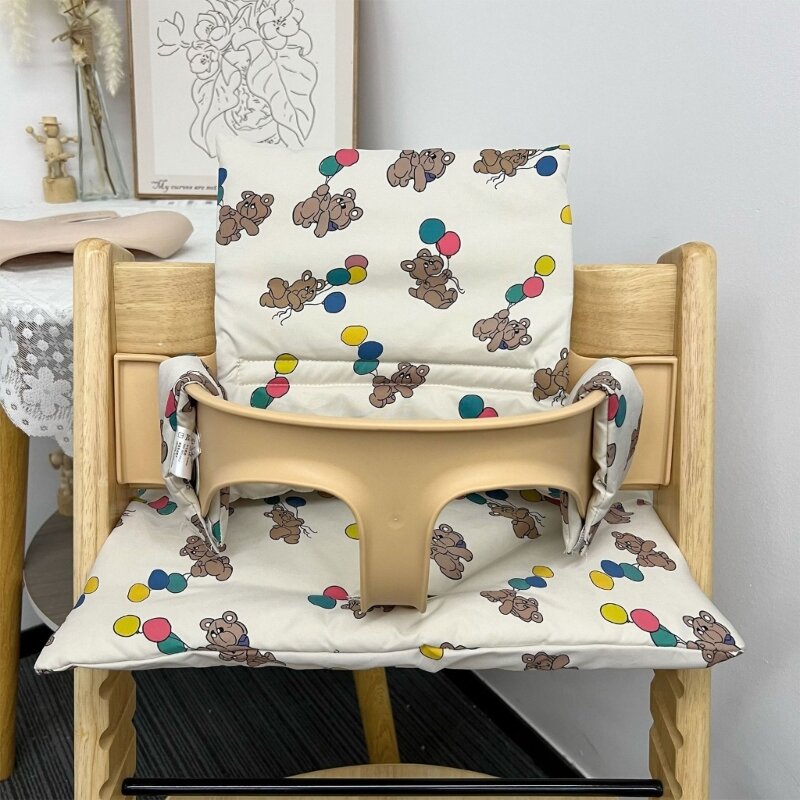 Wysokiej poduszka na krzesło nadające się do prania krzesełko wspierające dziecko akcesoria do karmienia dziecka potrawy dla dzieci podkładka zastępcza dla Stokk