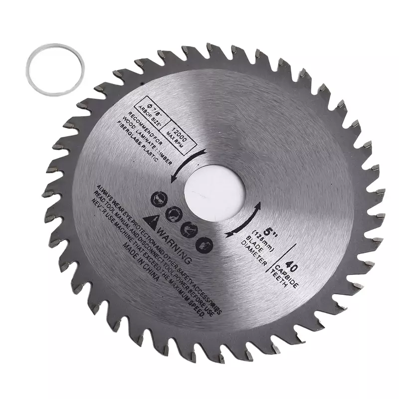 5-дюймовый 125 мм режущий диск, мини-дисковая пила для дерева, пластика, металла, вращающийся режущий инструмент, 40 зубьев