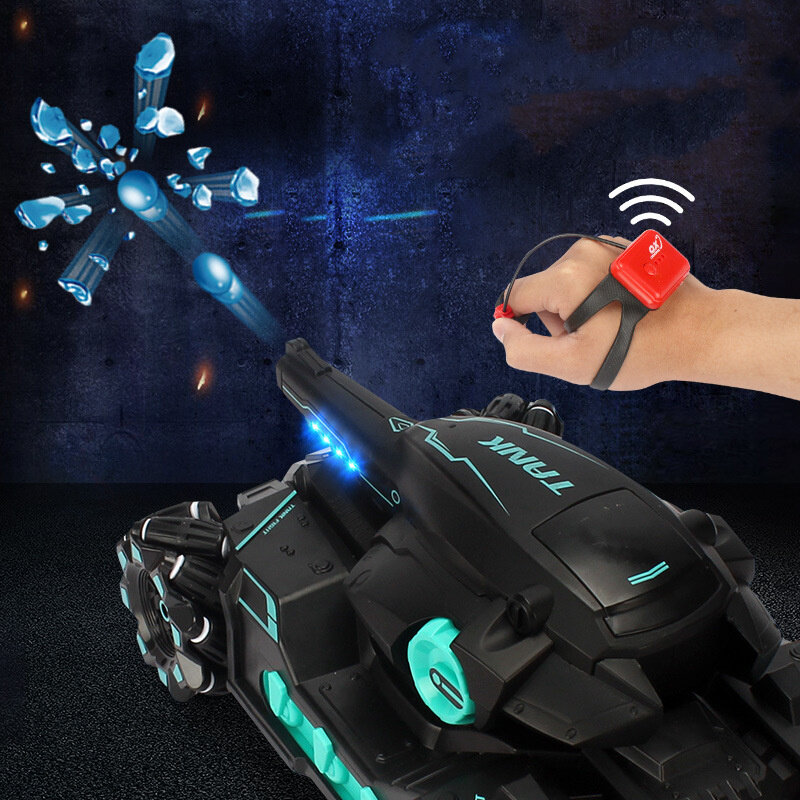 2.4 G RC Tank Fighting Water Bomb Stunt Car Drift Off-Road Vehicle Kids Driving Toys Children Gifts For Boys 6+