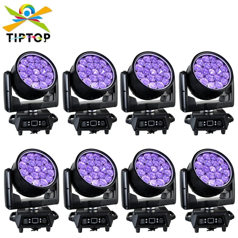 New Arrival 19x40W Halo Outdoor Zoom Led Moving Head Light RGBW 4IN1 Pixel Color DMX RGB Colorful Ring Back Lighting
