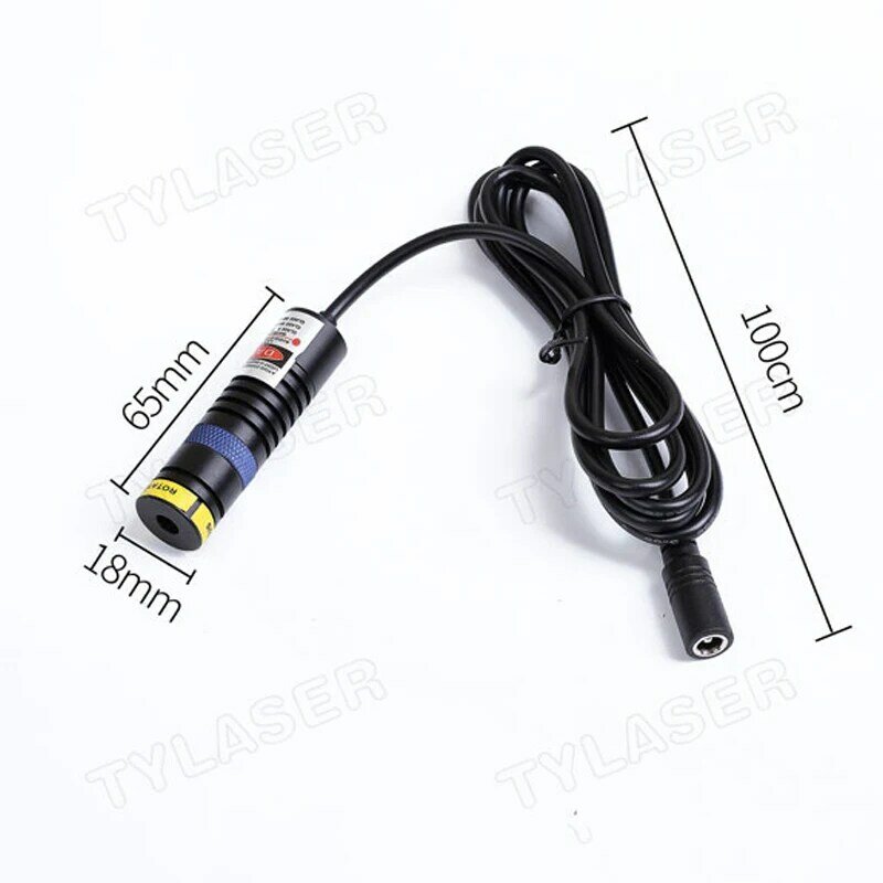 Line Blue Locator Focusable D18*65 405nm 30mw 50mw 100mw 150mw 200mw Laser Module (FREE with EU Adapter ) For Wood Cutting