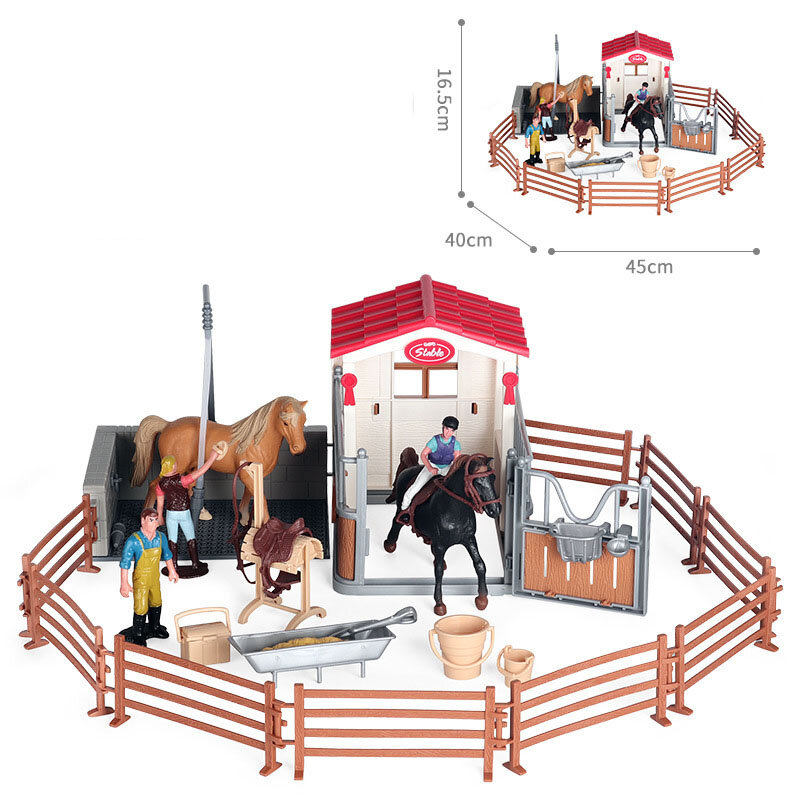 ใหม่ขี่ม้าอัศวินไรเดอร์ม้า Western คาวบอยของเล่นรูปฟาร์มสัตว์ตุ๊กตาตุ๊กตาตกแต่งคริสต์มาสของขวัญของเล่นเด็ก