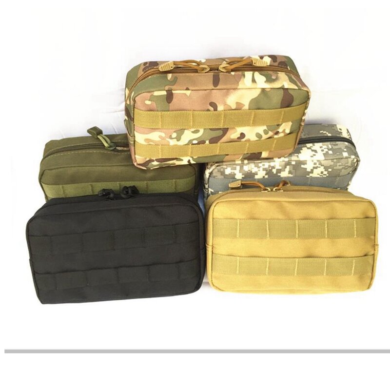 Tactical Molle Pouch Bag EDC Organizer Pouch Airsoft Grenade Pouch Soft Pocket Magzine Dump Drop Bag For Backpack Plate Carrier