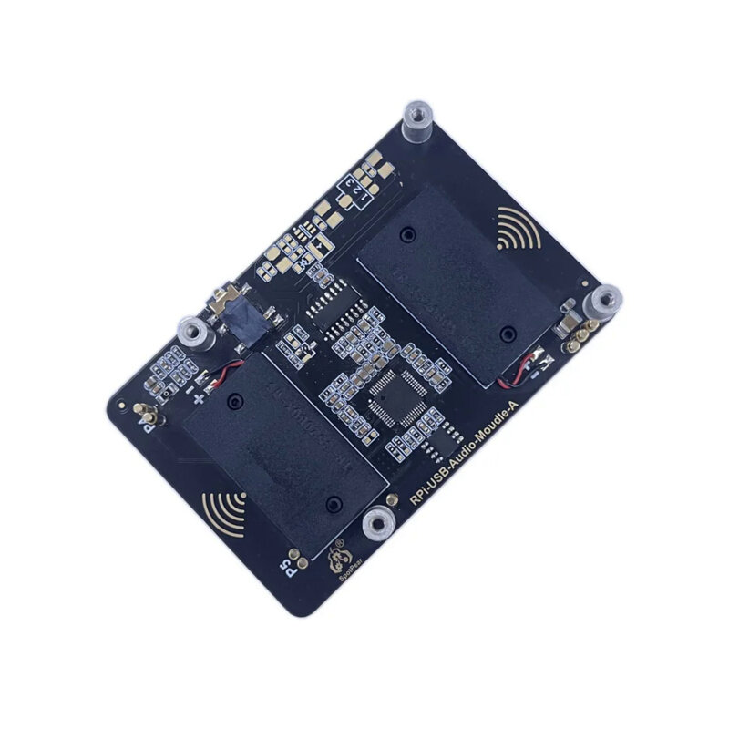 Raspberry Pi 5 tarjeta de sonido de audio USB, sombrero con conector para auriculares, zumbador, opción de altavoz para pi4b