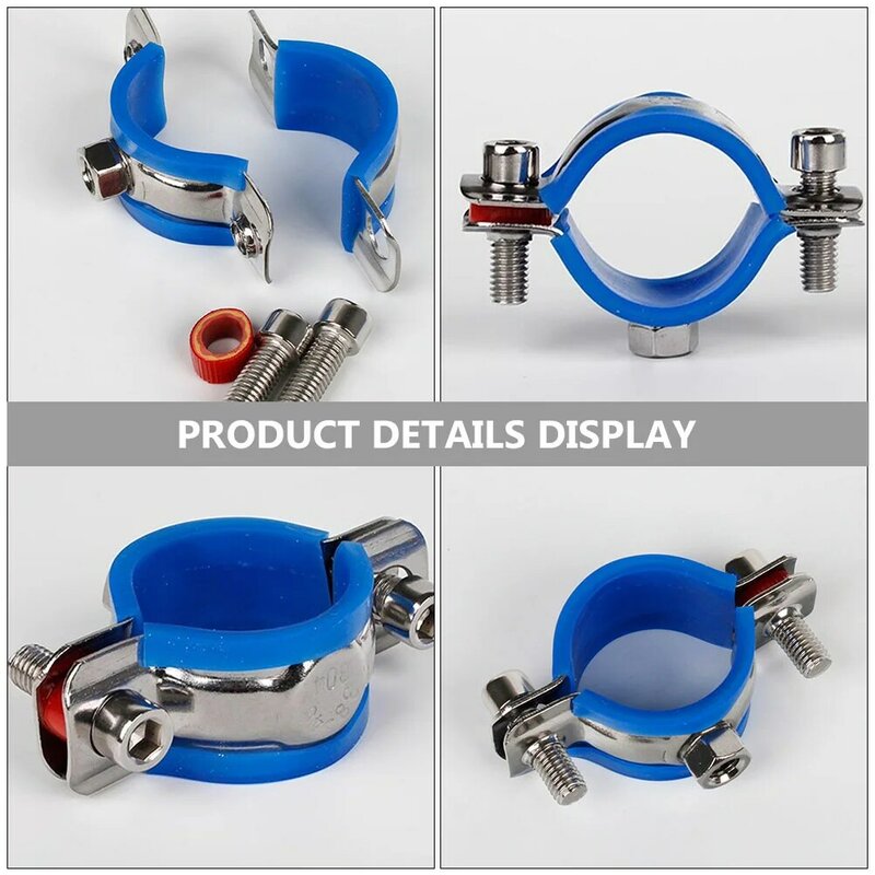 2 Pcs Plumbing Tools Clamp Chair Clamps Protection Kit Practical Stainless Steel Office Saver Fix Sinking for