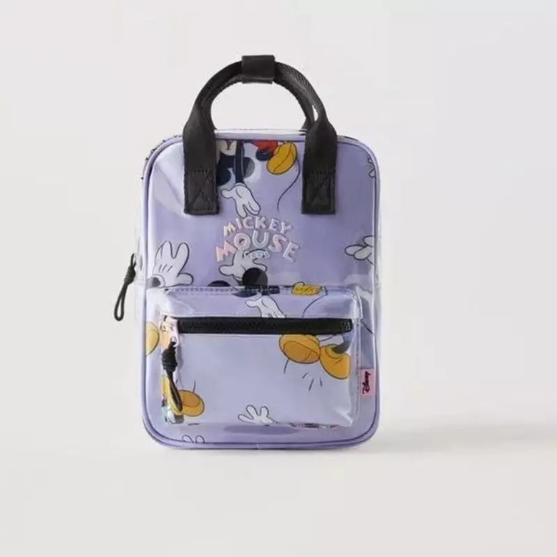 Disney-mochila con lentejuelas de Mickey Mouse, bolso escolar de guardería, regalo para niñas, novedad