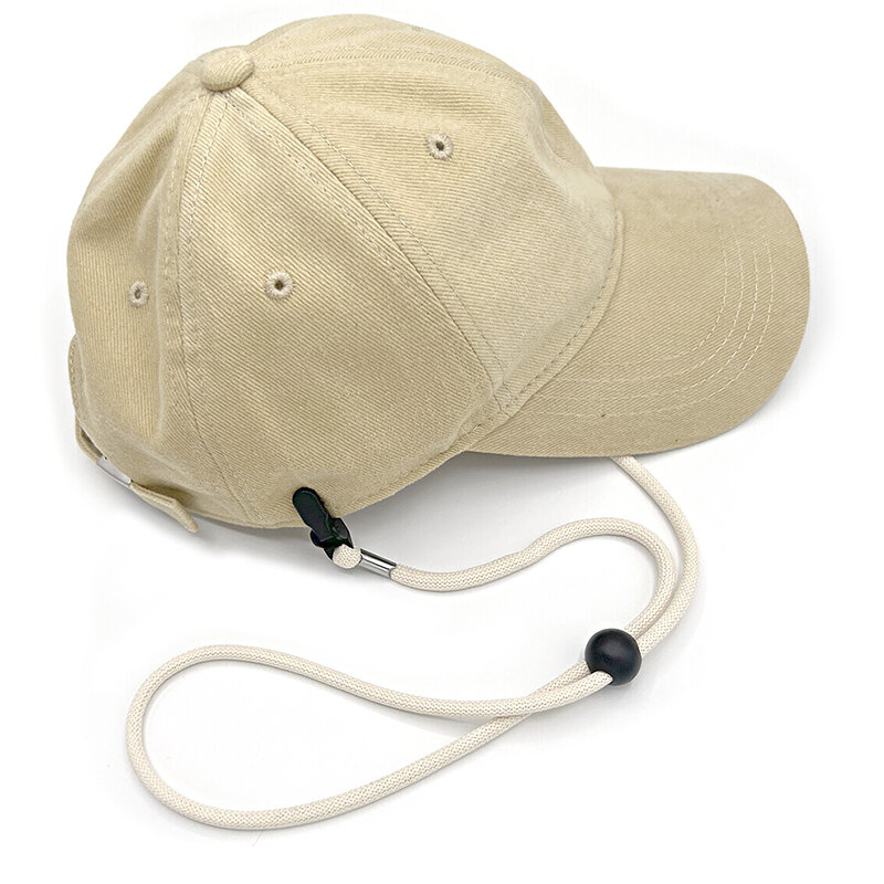 Ветрозащитная шапка с ремешком, эластичная шапка с защитой от потери, веревка с регулируемой защитой от падения, шнурок для шляпы, шнур для подбородка, Зажим Для солнцезащитной шляпы с защитой от ветра