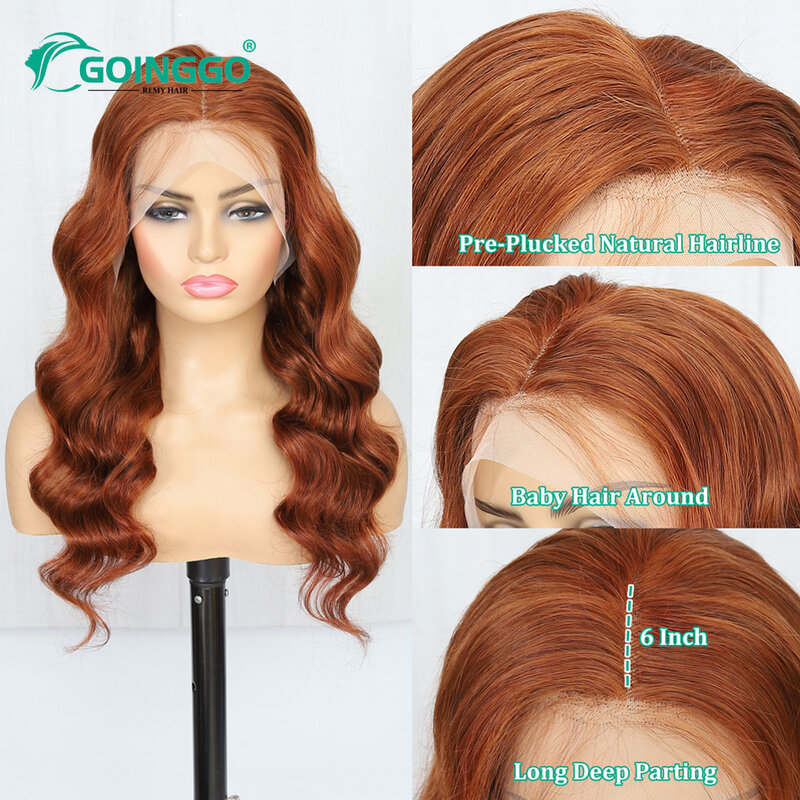 Perruque Lace Frontal Wig naturelle, cheveux humains, 13x6, bonne qualité, 18-30 pouces, liquidation en vente