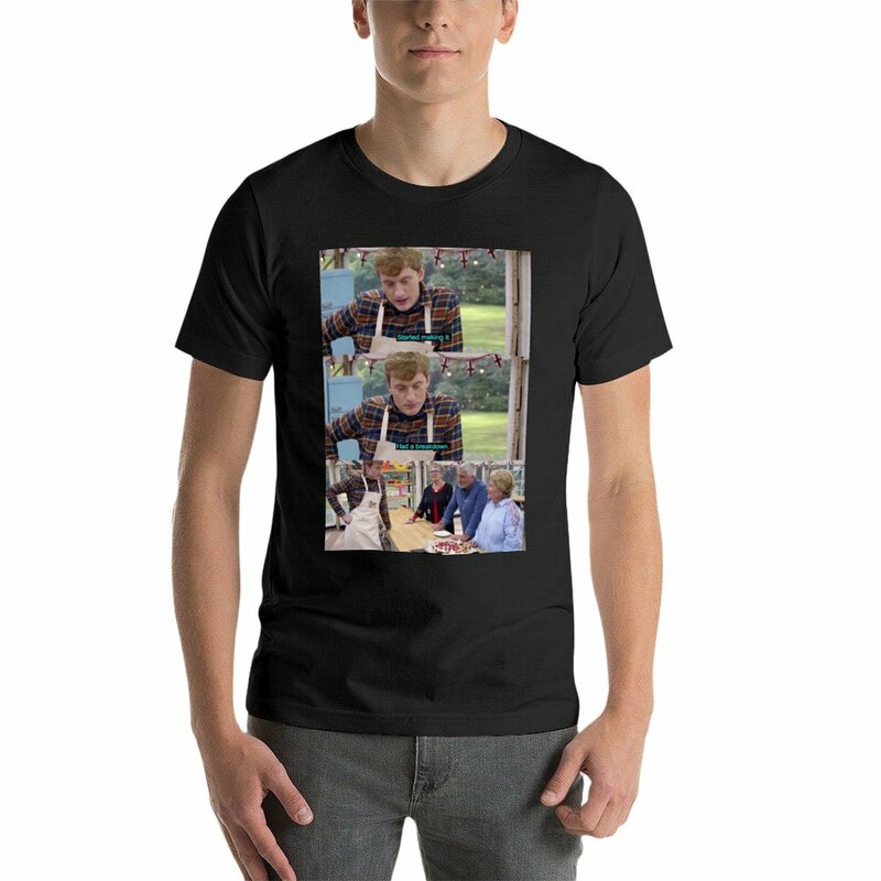 T-shirt imprimé James Ac84pour homme, vêtement vintage, motif animal