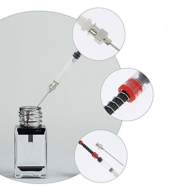 Fountain Pen Ink Spring Filler Spring Ink Absorbor with Removable Blunt Needle Tip Suitable for Most Fountain Pens