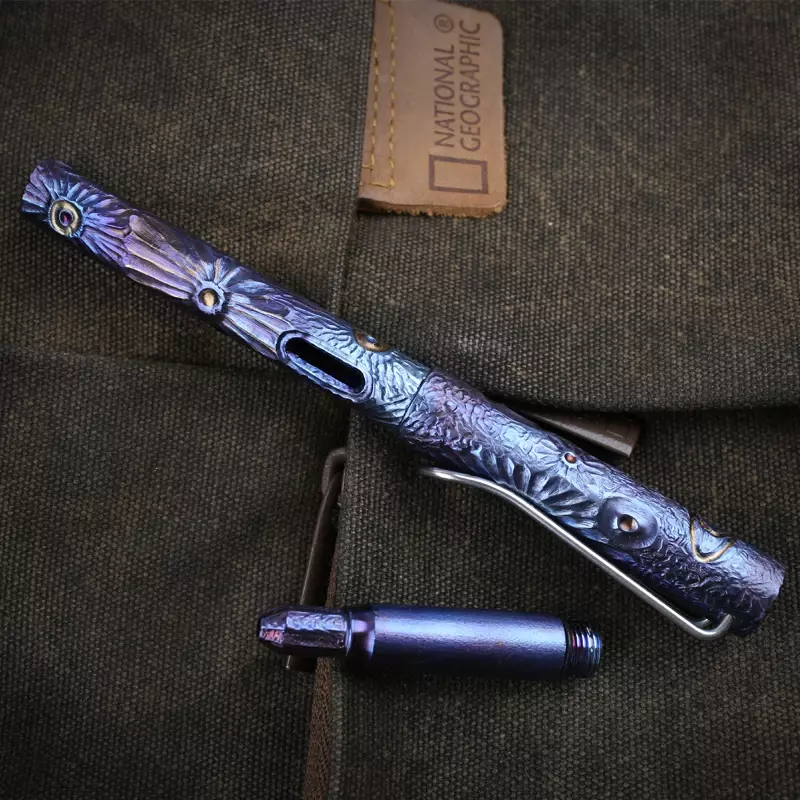 Multifunction Outdoor Survival Self Defense Tactical Pen With Logo Engraved