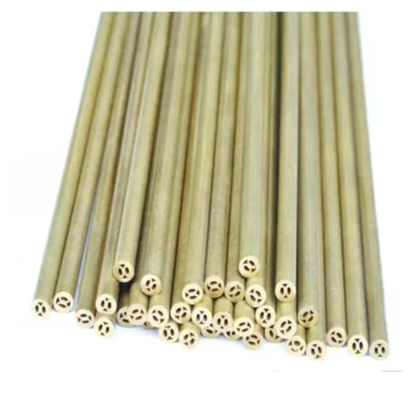 Drilling Brass Electrode Tube multihole 4 Holes Diameter 1.5mm 3.0mm Length 400mm for WEDM Drilling Machine