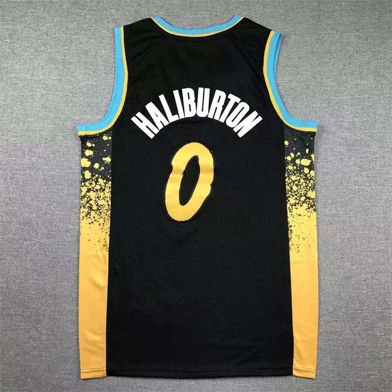 2023 Man Nieuwe Amerikaanse Basketbal Truien Kleding Haliburton Europese Maat T Shirts Losse Katoenen Shorts Sweatshirt