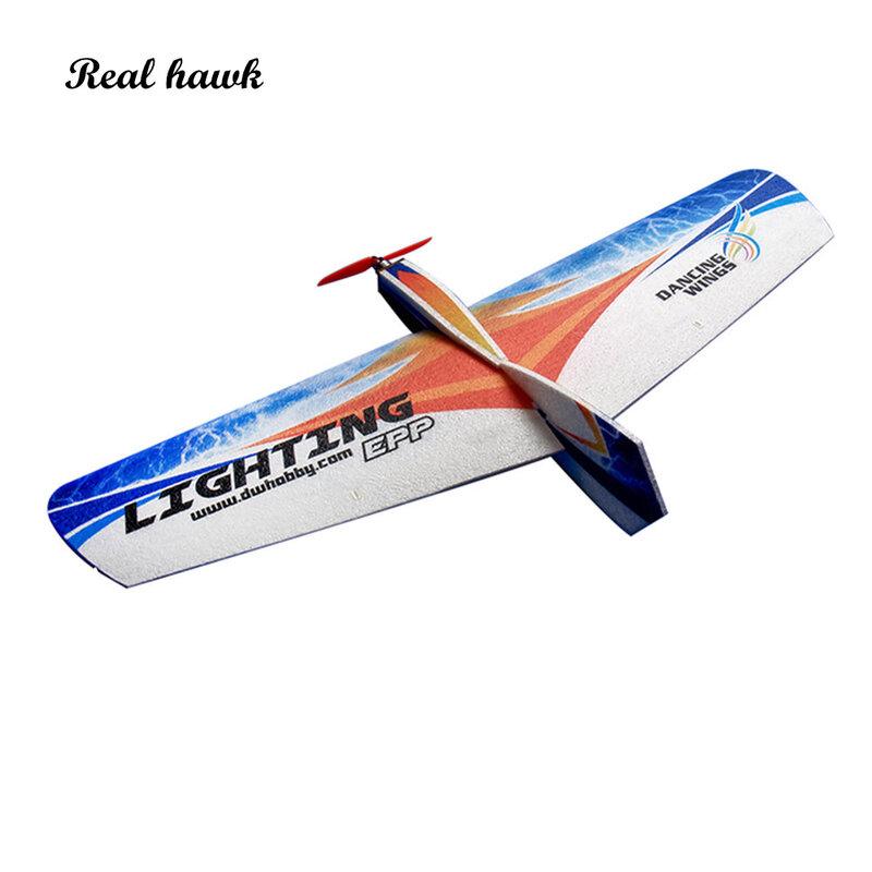 EPP-Avión de espuma RC, juguete artesanal, 3 canales, Kit de modelos de avión de Radio Control, iluminación de 1060mm de envergadura para volar al aire libre