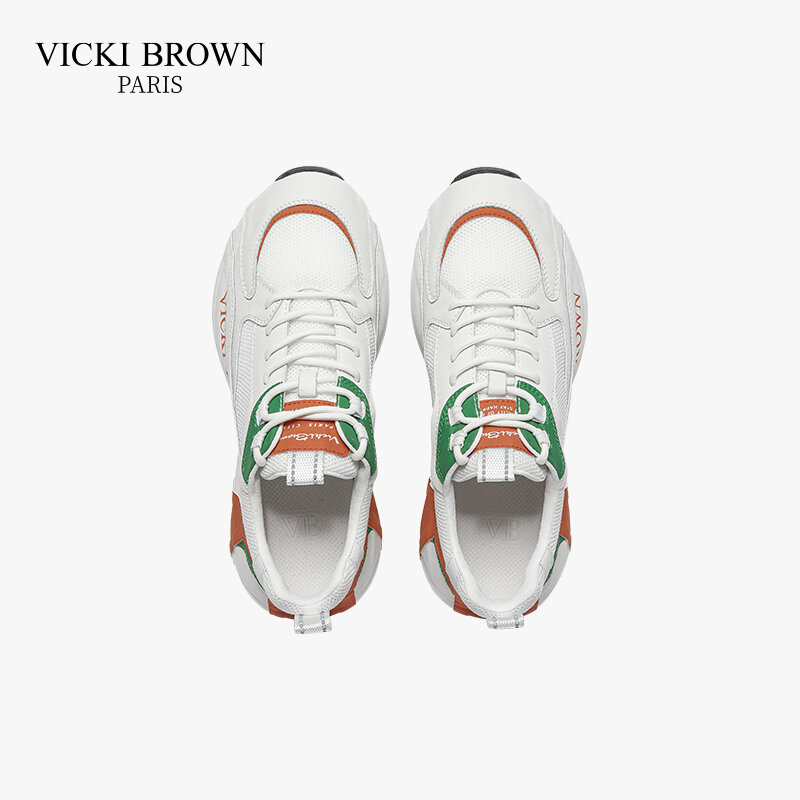 VICKI BROWEN-Zapatos Deportivos informales para hombre, calzado de diseño de alta gama para exteriores, empalme versátil, diario