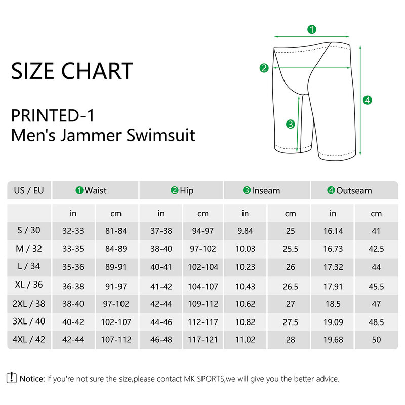MY KILOMETRE Jammers For Men Size S To 4XL Swim Jammer Swimsuit For Practice Swimwear Men Team Suit Athletic Swimming Shorts