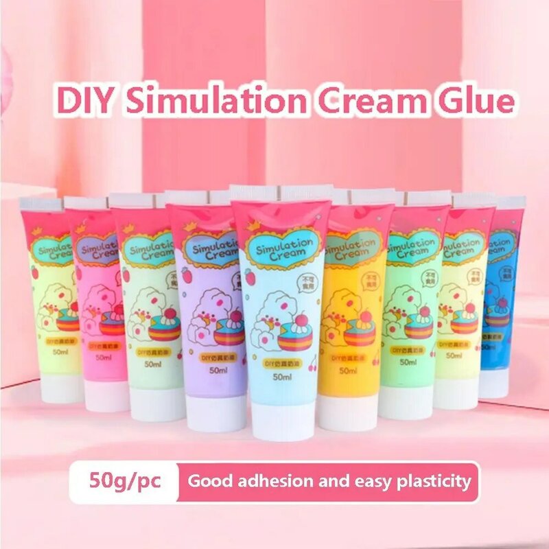 Mobile Shell Diy Craft Soft Clay Fake Whipped Clay Glue For Phone Case Cream Glue Goo Card Glue Resin Cream Guka Glue