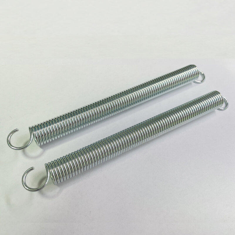 7.75"[197mm] Stainless Steel Replacement Recliner Sofa Chair Mechanism Tension Spring - Long Neck Hook Style (Pack of 2)