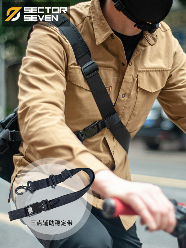 Tactical Quick Detachable Three-Point Auxiliary Crossbody Riding Expandable Single Shoulder Strap