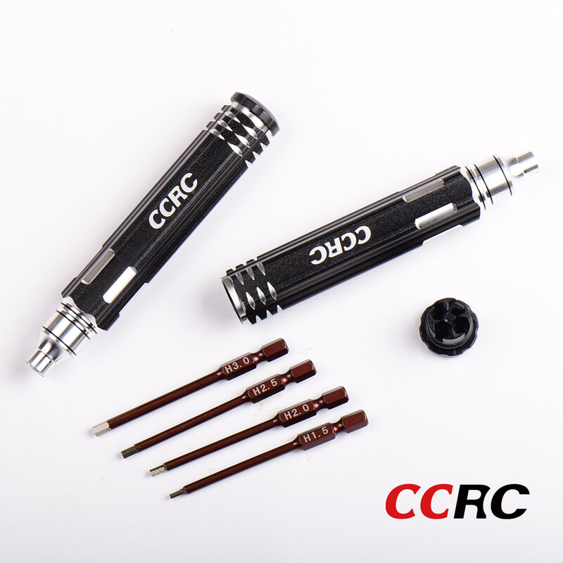 CCRC 4 In 1 Hexagon Socket Screwdriver Set Allen Driver H1.5 H2.0 2.5 H3.0mm Modeling Making Tools For RC Plane FPV Drone