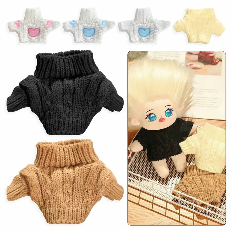 Suéteres de muñeca de invierno de alta calidad, suéteres de moda multiestilos, trajes, Juguetes DIY, muñeca de algodón de 20cm, muñecas Idol