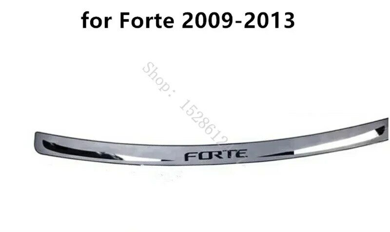 For KIA Forte 2009 2010 2011~2017 Stainless Steel Rear Bumper Protector Sill Trunk Tread Plate Trim car Accessories